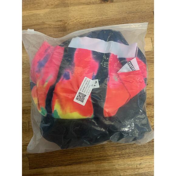 NEW WOMEN'S 2 PIECE COLOR BLOCK STRIPE TANKINI W/BOY SHORTS & TUMMY CONTROL XL - Picture 8 of 9